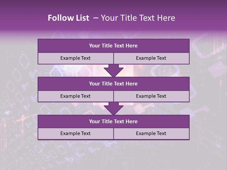 Network Energy Geometric PowerPoint Template