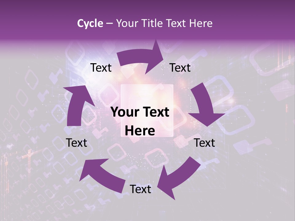 Network Energy Geometric PowerPoint Template