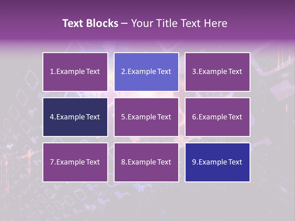 Network Energy Geometric PowerPoint Template