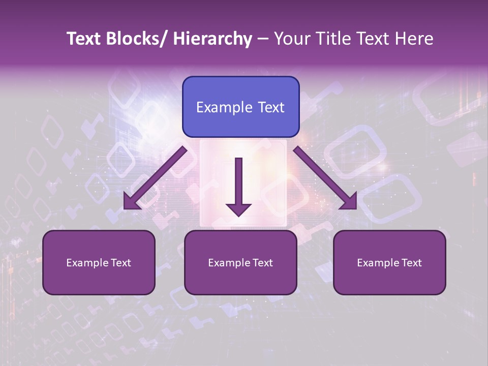 Network Energy Geometric PowerPoint Template