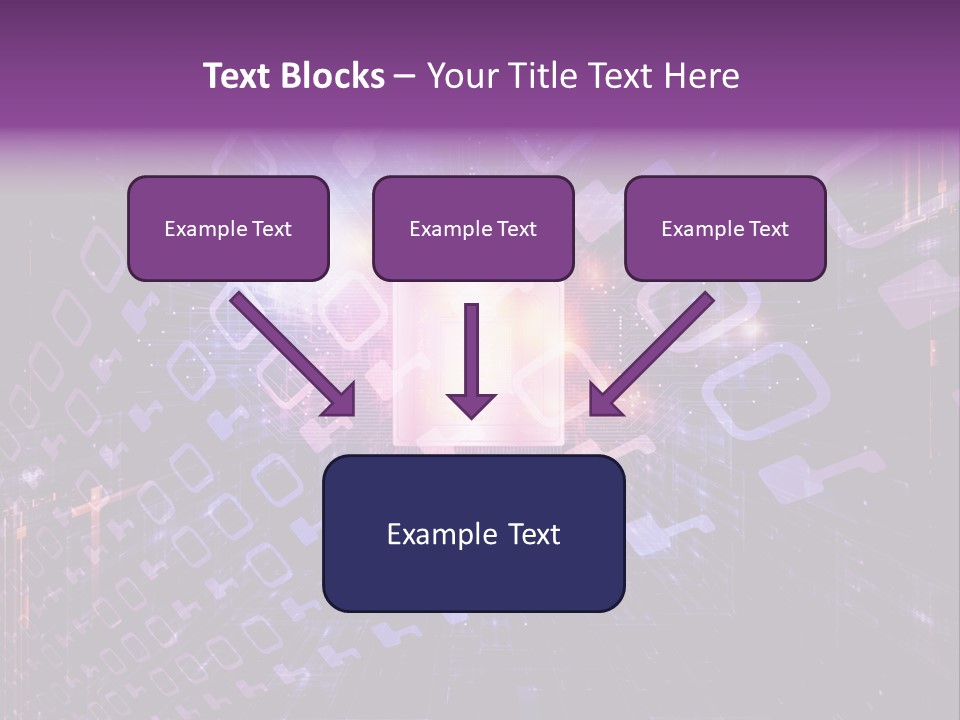 Network Energy Geometric PowerPoint Template