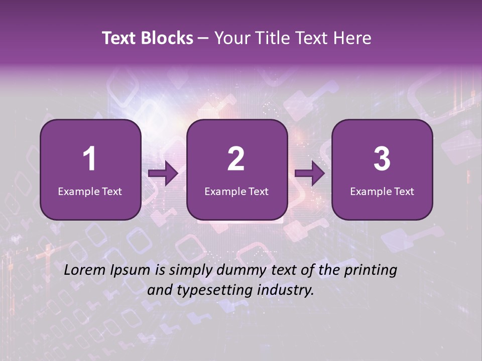 Network Energy Geometric PowerPoint Template