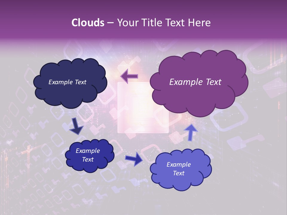 Network Energy Geometric PowerPoint Template