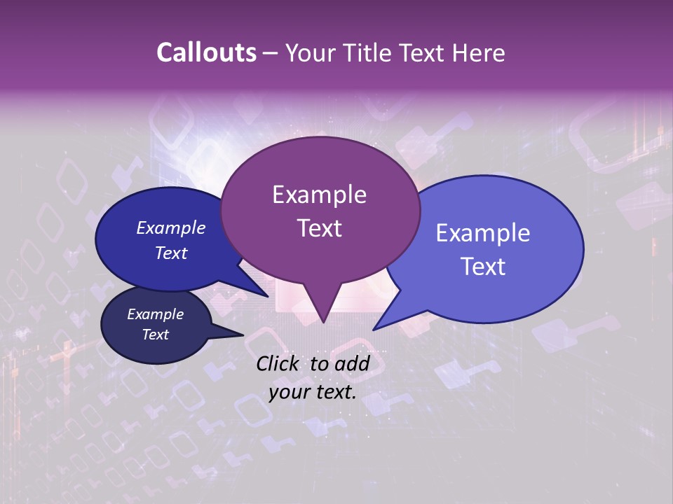 Network Energy Geometric PowerPoint Template