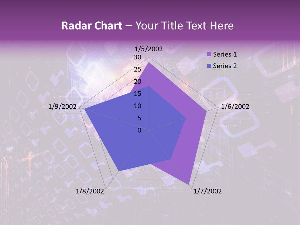 Network Energy Geometric PowerPoint Template