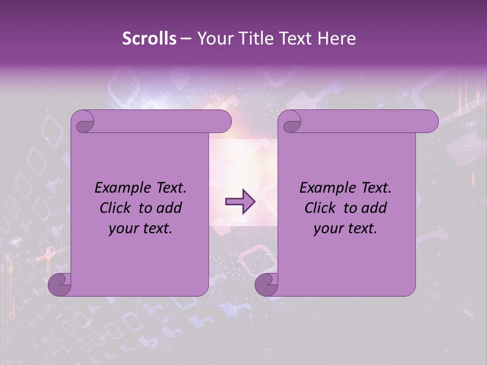 Network Energy Geometric PowerPoint Template