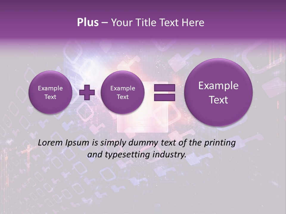 Network Energy Geometric PowerPoint Template