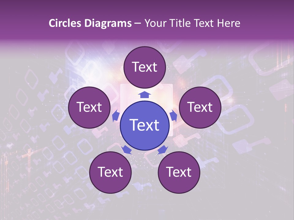Network Energy Geometric PowerPoint Template