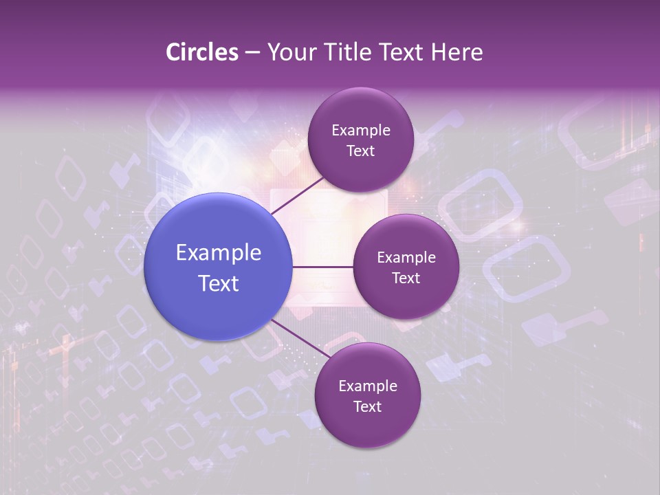 Network Energy Geometric PowerPoint Template