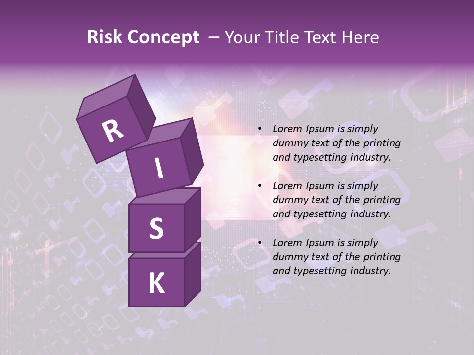 Network Energy Geometric PowerPoint Template