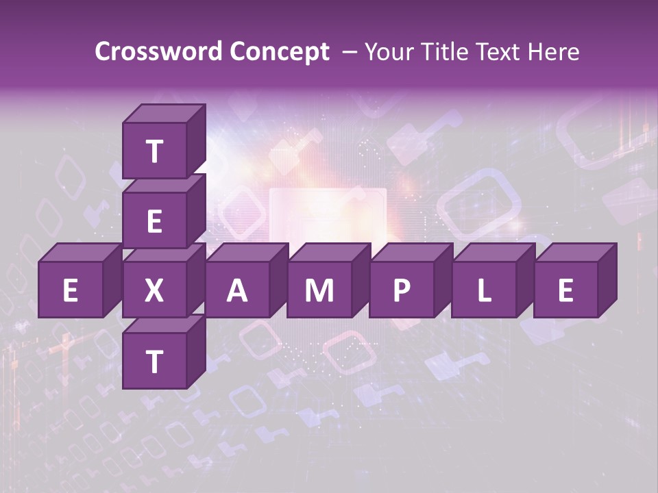 Network Energy Geometric PowerPoint Template