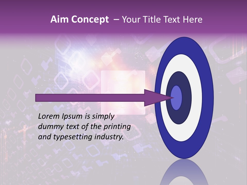 Network Energy Geometric PowerPoint Template
