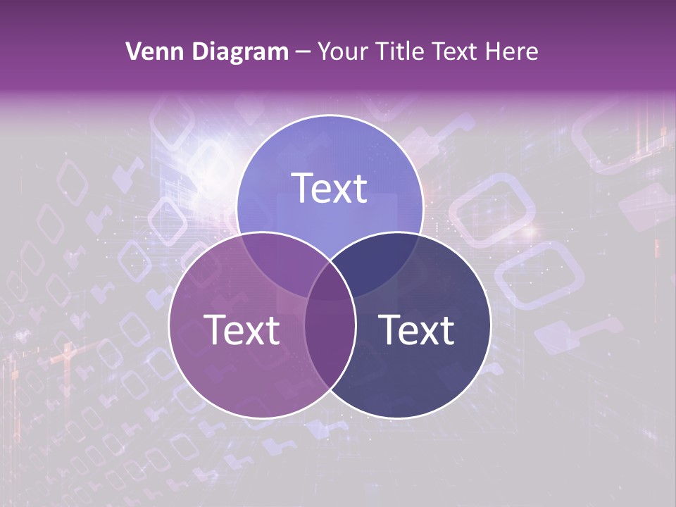 Network Energy Geometric PowerPoint Template