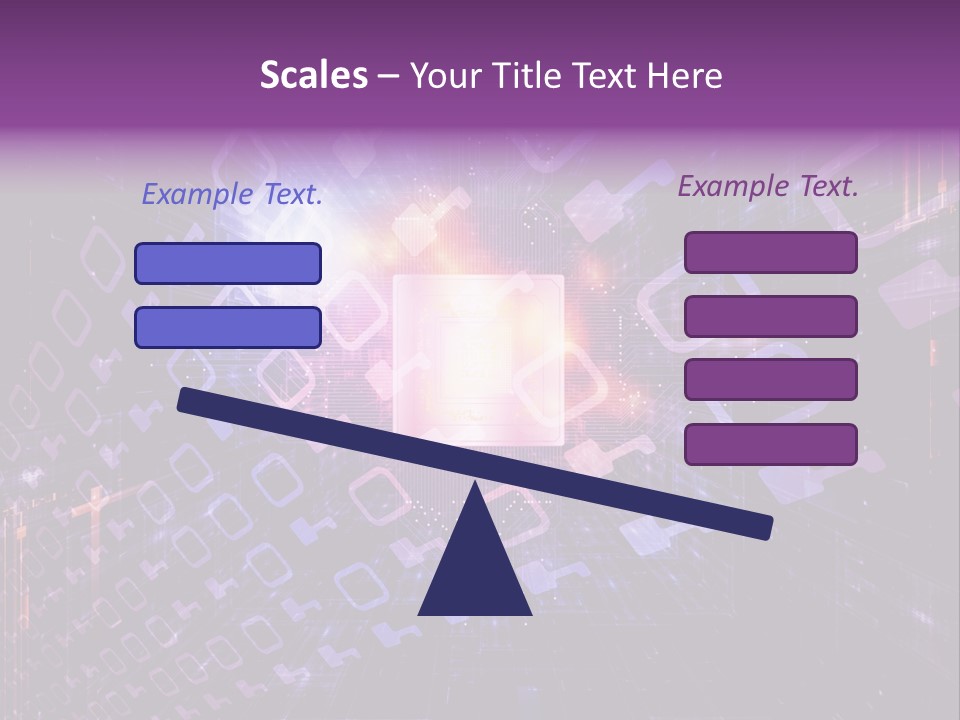 Network Energy Geometric PowerPoint Template