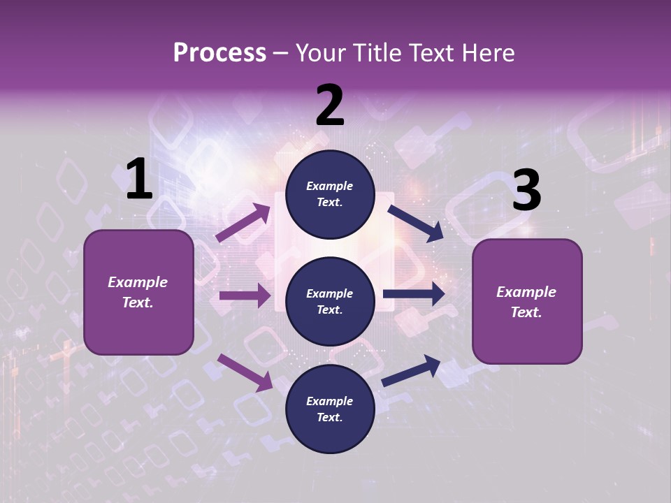 Network Energy Geometric PowerPoint Template