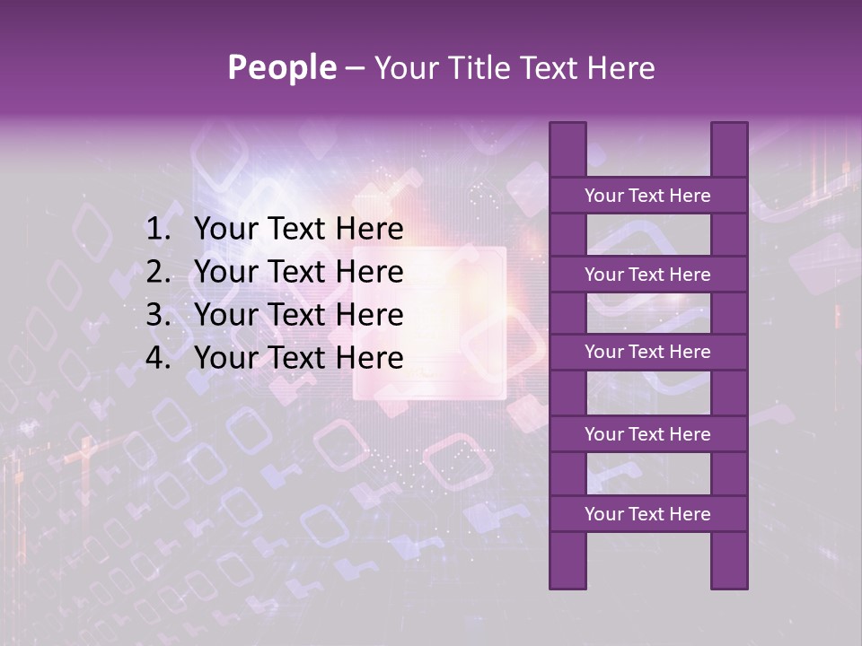 Network Energy Geometric PowerPoint Template