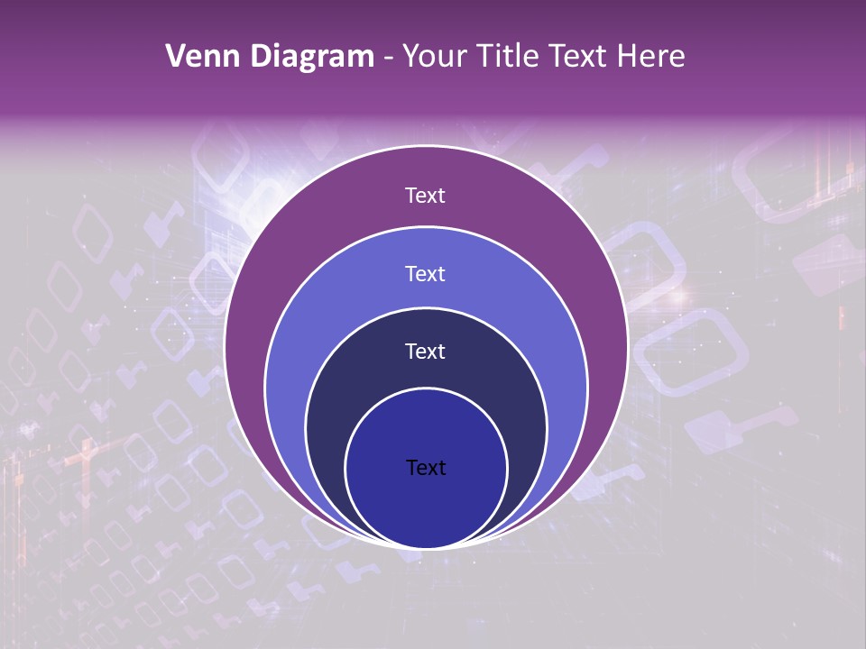Network Energy Geometric PowerPoint Template