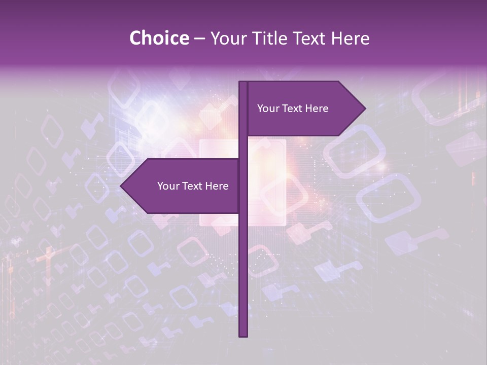 Network Energy Geometric PowerPoint Template