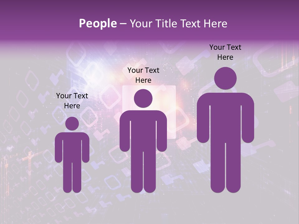 Network Energy Geometric PowerPoint Template