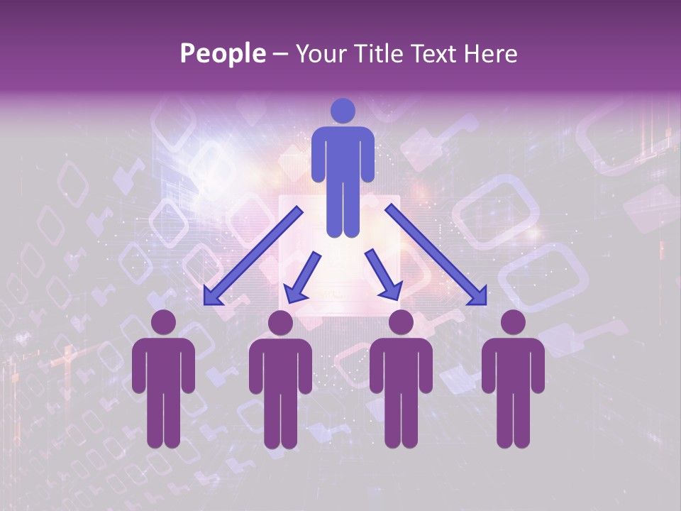 Network Energy Geometric PowerPoint Template