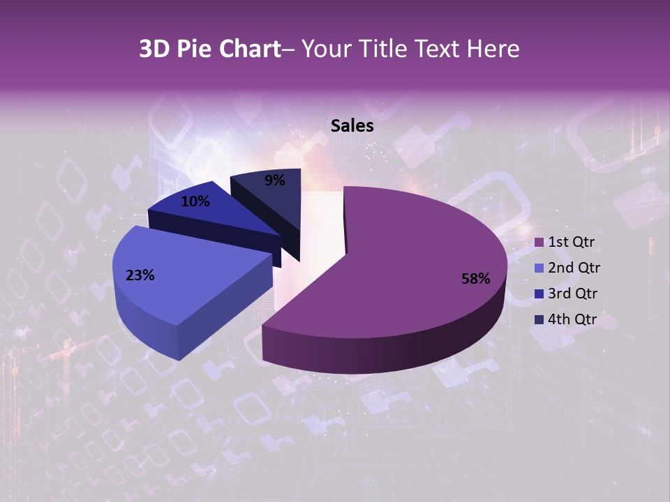 Network Energy Geometric PowerPoint Template