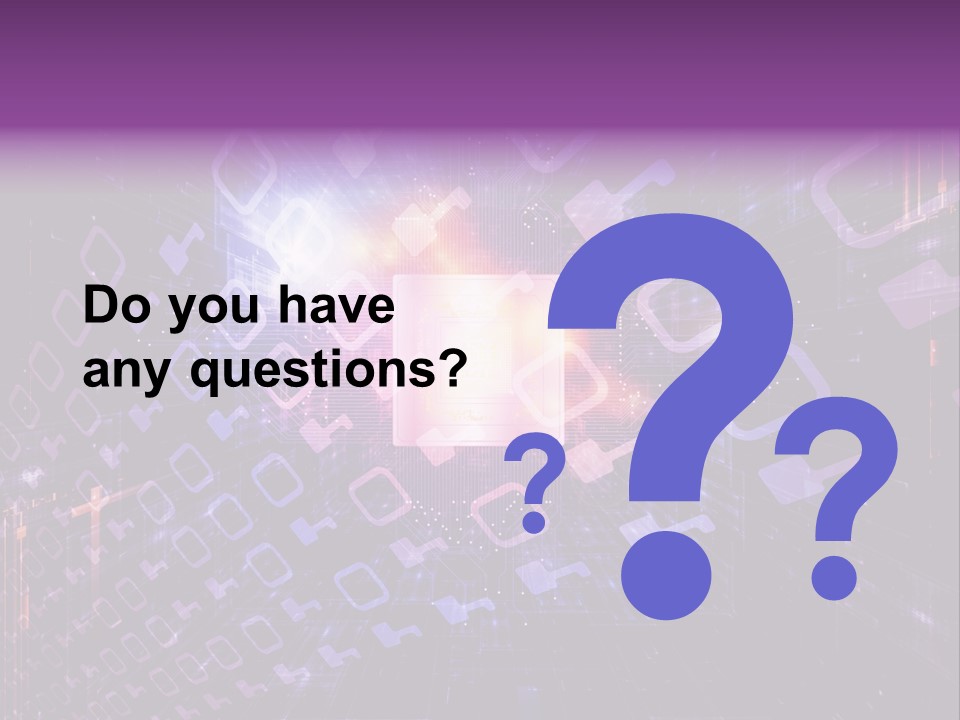 Network Energy Geometric PowerPoint Template