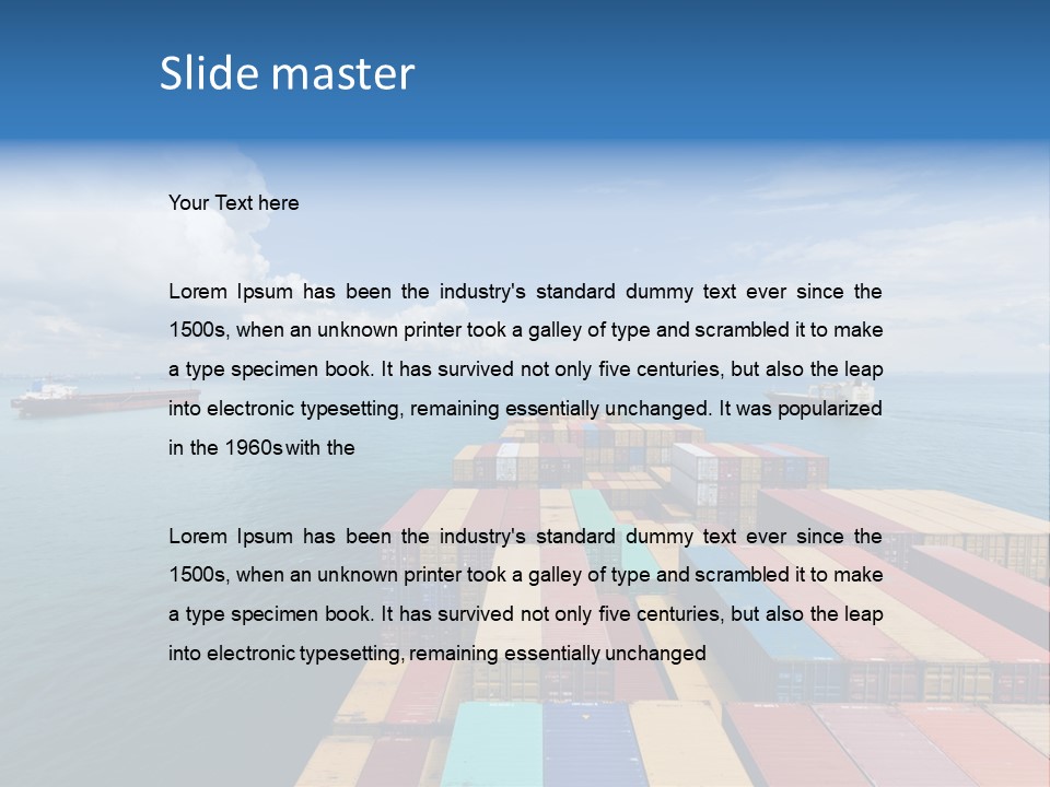 South East Asia Merchant Economy PowerPoint Template