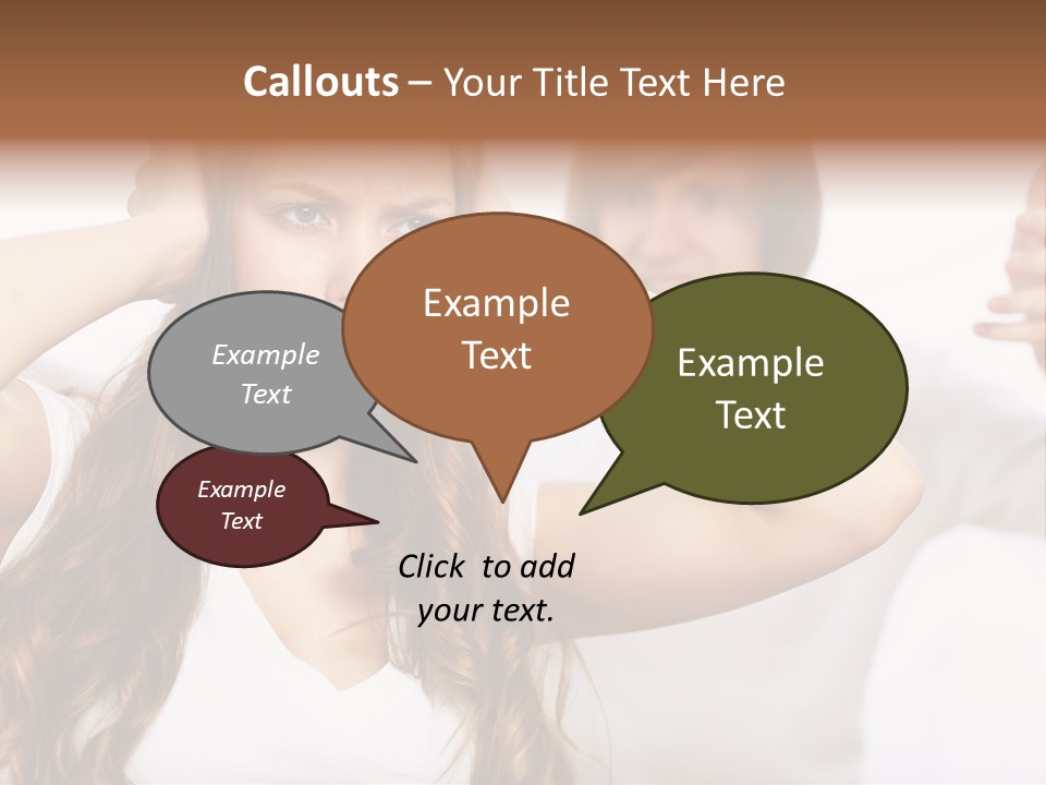 Conflict Argue  PowerPoint Template