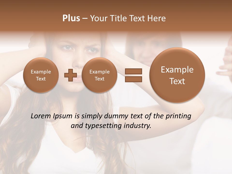 Conflict Argue  PowerPoint Template