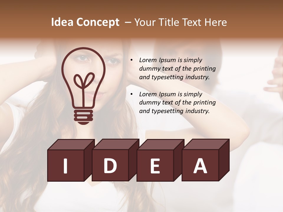 Conflict Argue  PowerPoint Template