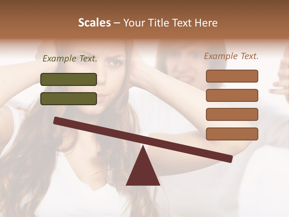 Conflict Argue  PowerPoint Template