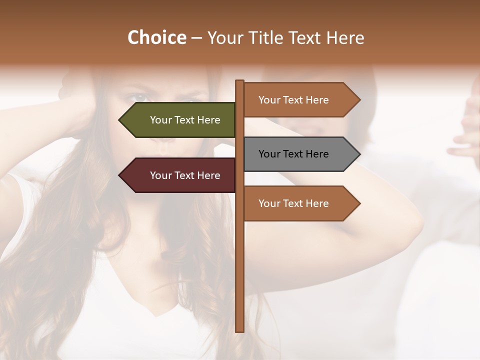 Conflict Argue  PowerPoint Template