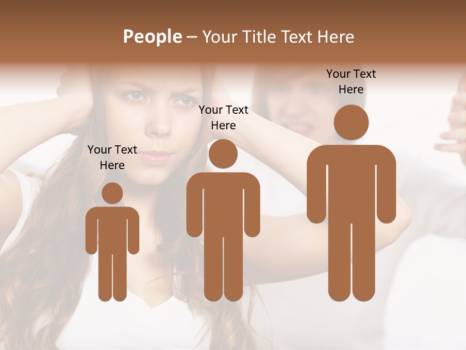 Conflict Argue  PowerPoint Template