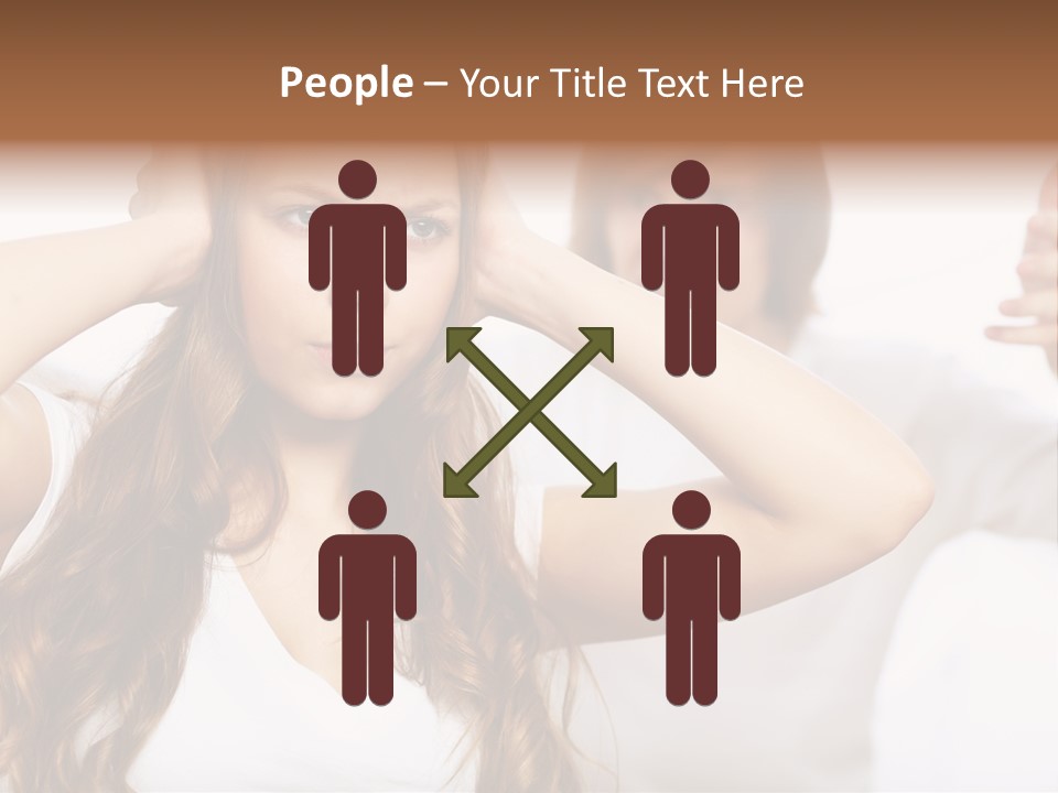 Conflict Argue  PowerPoint Template