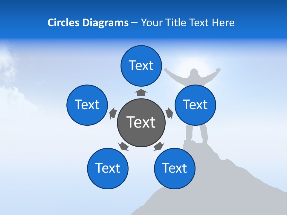 Leader Progress Victory PowerPoint Template