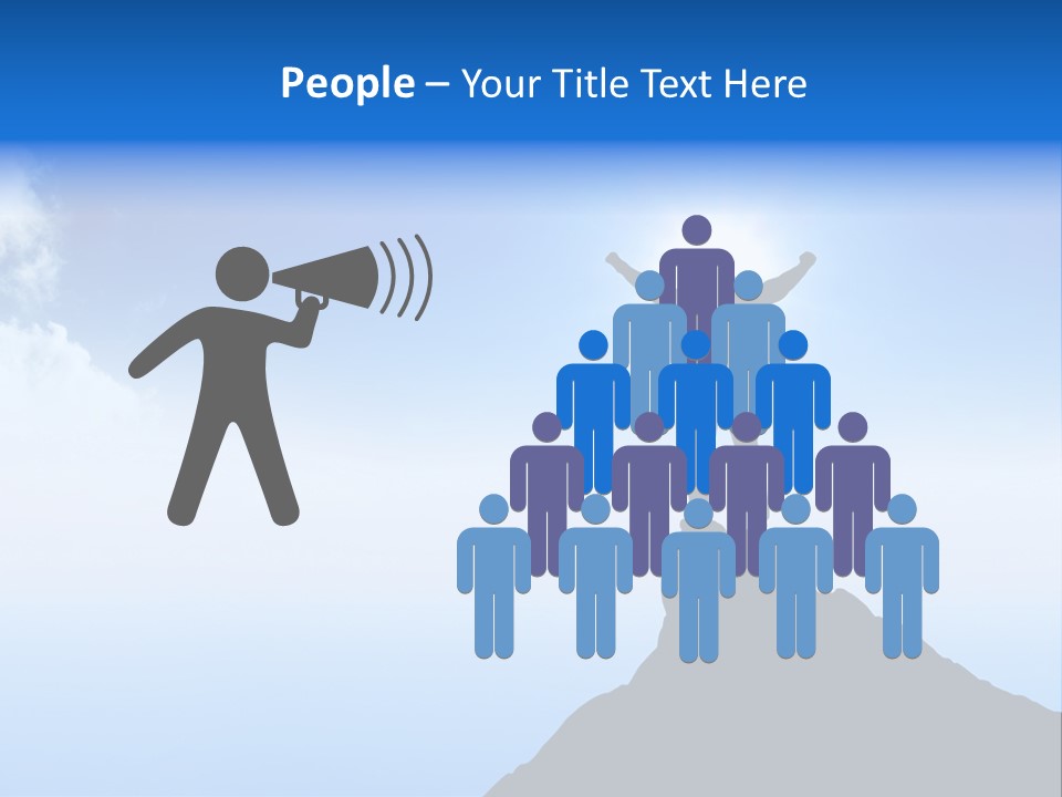 Leader Progress Victory PowerPoint Template