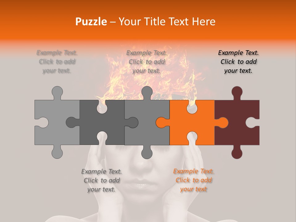 Body Red People PowerPoint Template