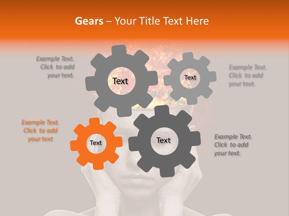 Body Red People PowerPoint Template