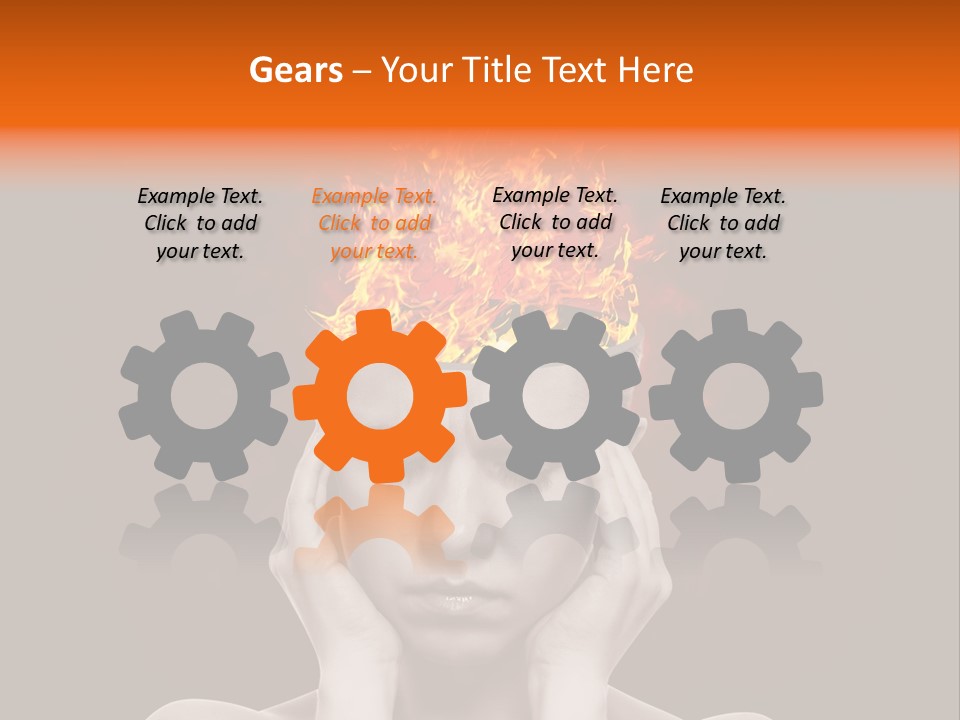 Body Red People PowerPoint Template