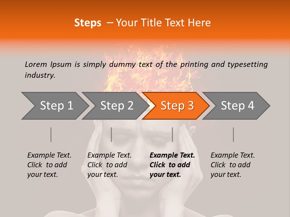 Body Red People PowerPoint Template