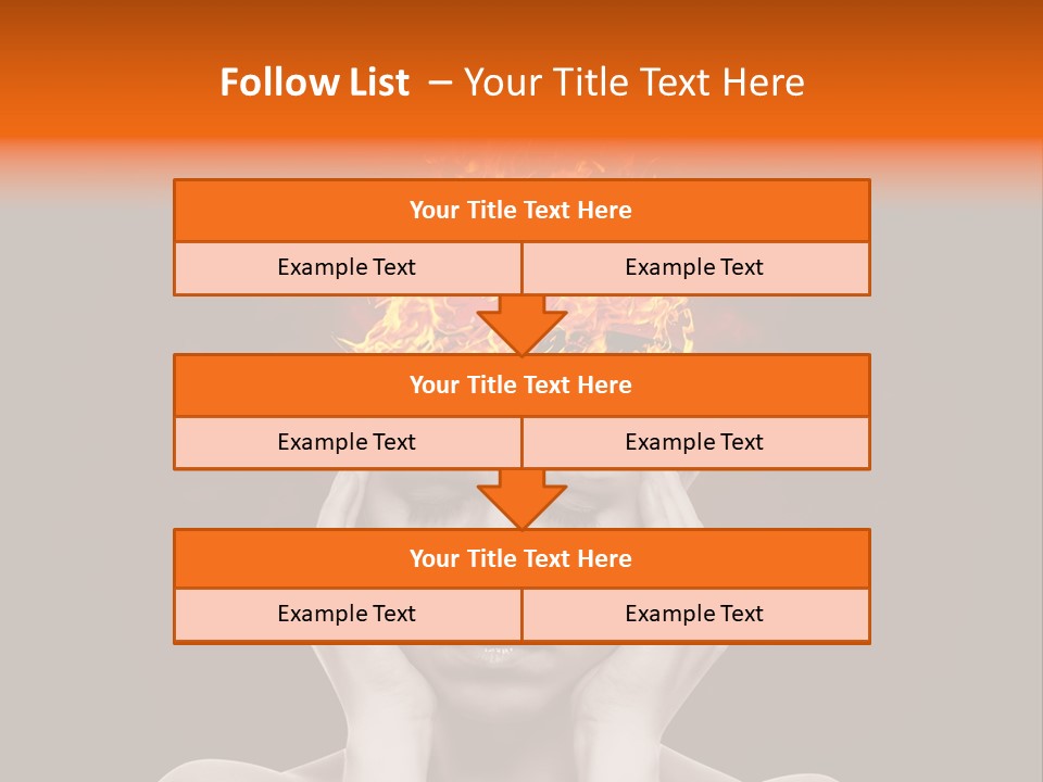 Body Red People PowerPoint Template