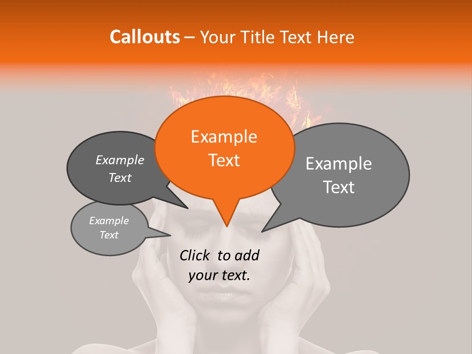 Body Red People PowerPoint Template