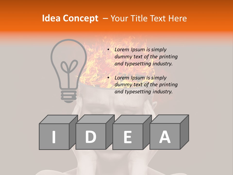 Body Red People PowerPoint Template