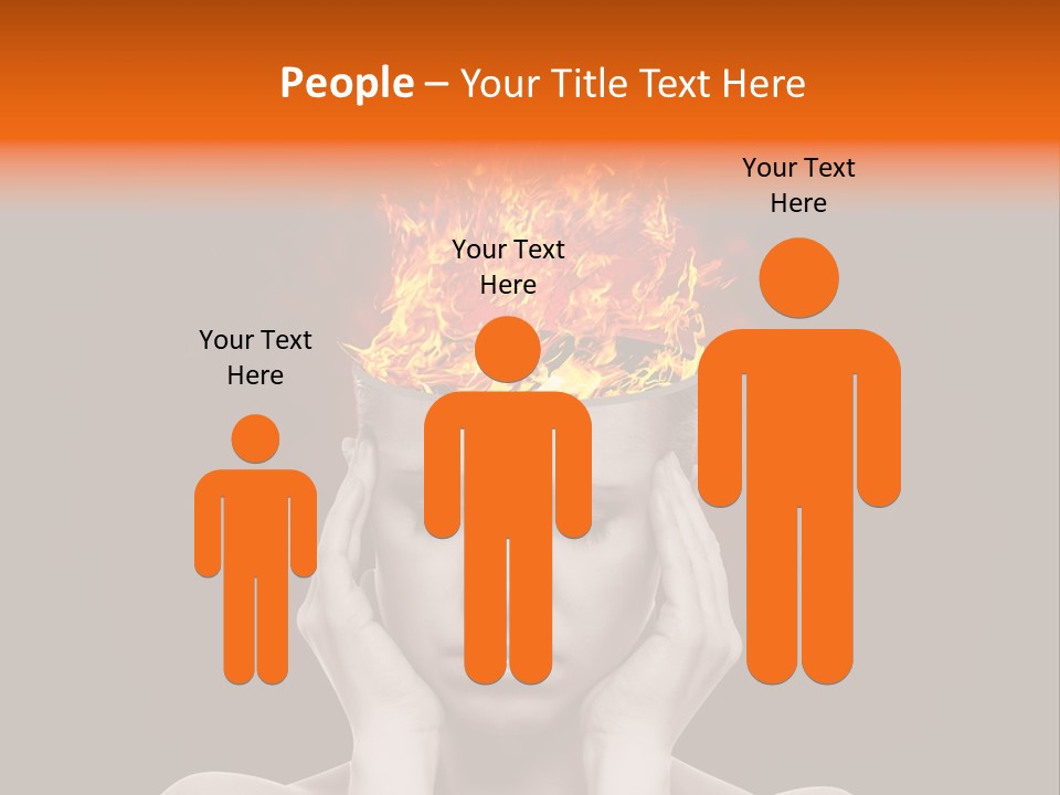 Body Red People PowerPoint Template