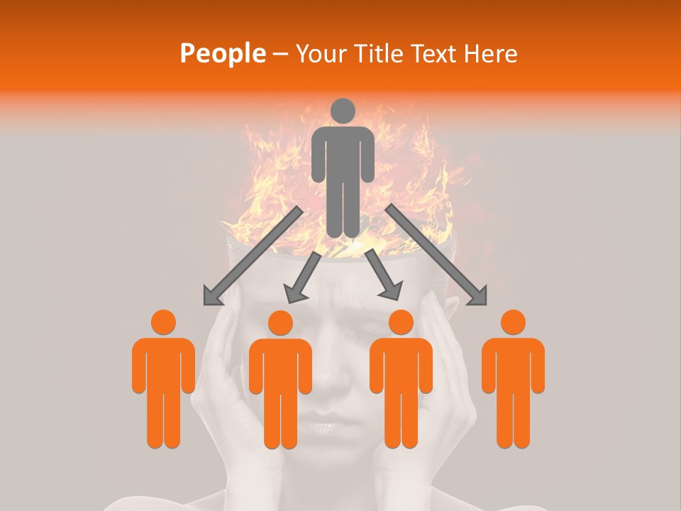 Body Red People PowerPoint Template