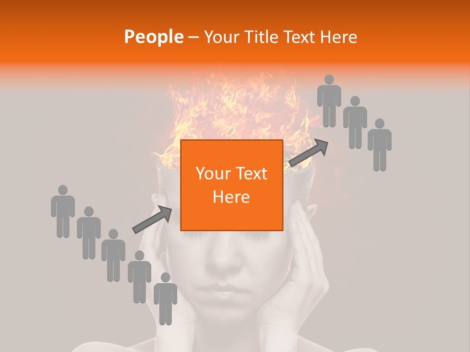 Body Red People PowerPoint Template