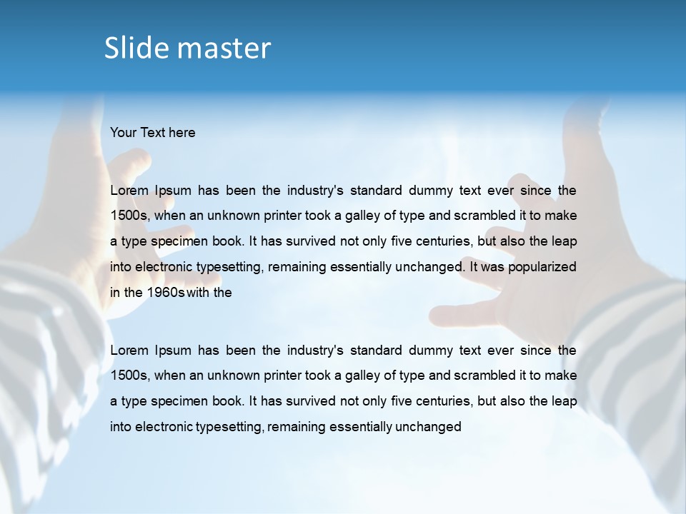 Person Trust Child PowerPoint Template