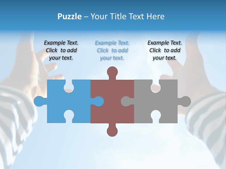 Person Trust Child PowerPoint Template