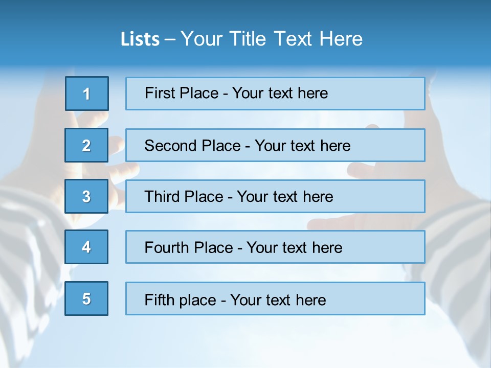 Person Trust Child PowerPoint Template
