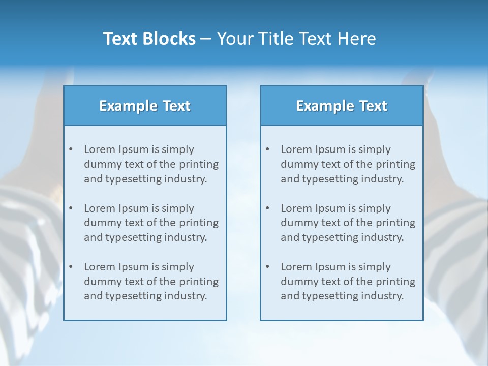 Person Trust Child PowerPoint Template
